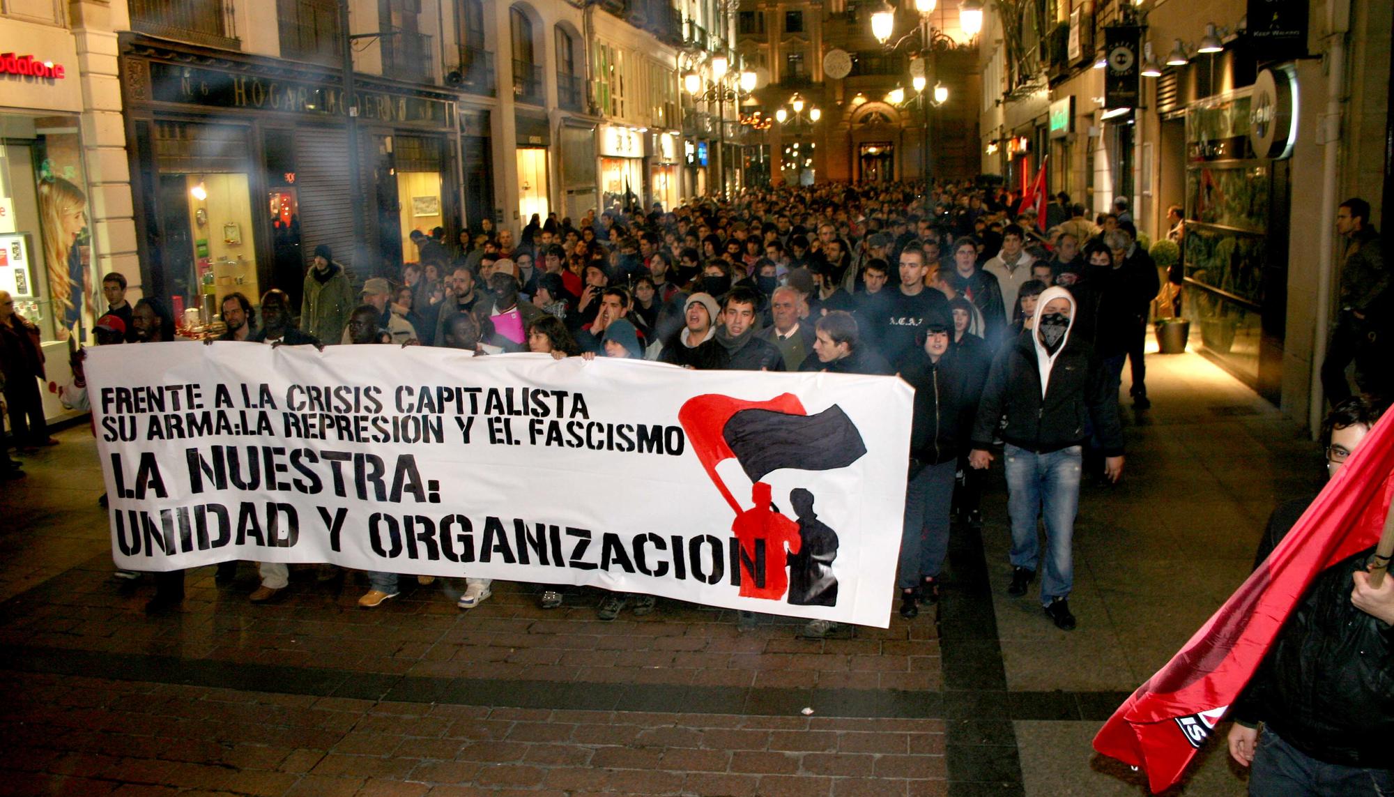 Manifestación 20 N Zaragoza